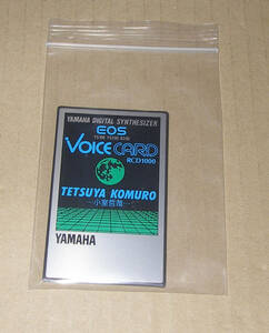 ★ Yamaha RCD-1000 Tetsuya Komuro Voce Card Tetsuya Komuro ★ ОК !!!