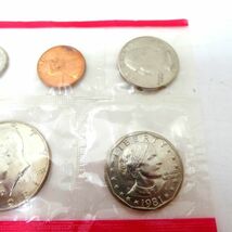 UNITED STATES MINT SET 1981 アメリカ LIBERTY/リバティ ミントセット1ドル/50セント/25セント/10セント/5セント/1セント_画像3