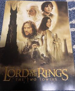 ★映画パンフレット★THE LORD OF THE RINGS★THE TWO TOWERS★ロードオブザリング★中古品