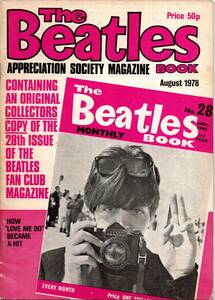 The Beatles BOOK Auguest 1978 ビートルズ ジョン・レノン ポール・マッカートニー ジョージ・ハリスン　リンゴ・スター オノヨーコ 