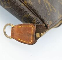 LOUIS VUITTON ルイヴィトン モノグラム ポシェット アクセソワール アクセサリーポーチ アクセポ ミニバッグ M51980　H1257CT508_画像7