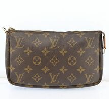 LOUIS VUITTON ルイヴィトン モノグラム ポシェット アクセソワール アクセサリーポーチ アクセポ ミニバッグ M51980　H1257CT508_画像1