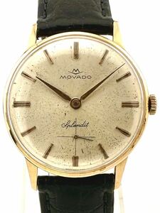 MOVADO K18PG Splendit スモセコ 手巻き時計 金無垢 ピンクゴールド モバード