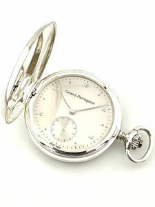 GIRARD-PERREGAUX MUSEUM1998 J-LIMITED 70 懐中時計 限定 銀無垢 手巻き時計 ジラールペルゴ