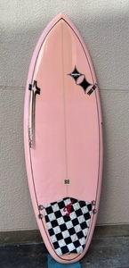 BORST 美品中古サーフボード 5’2ｆ PINK 小波最強