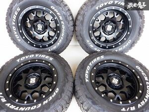 美品!! MLJ XTREME-J エクストリームJ XJ04 17インチ 8J +20 6穴 PCD139.7 オープンカントリー 265/65R17 4本 125 ハイラックス 150 プラド