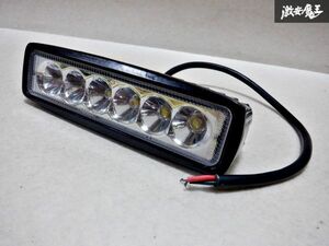 LED点灯ok!! CooAgo LEDワークライト LEDライトバー オフロード 防水作業灯 片側 棚T1C