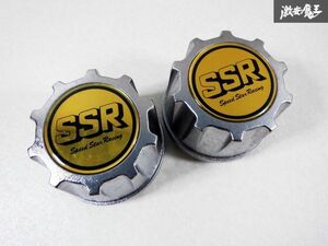 当時物！！未使用 SSR SPEED STAR センターキャップ ホイールキャップ 74mm 2個 即納 棚B9D