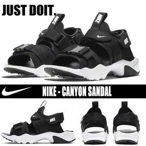 23ss新品【NIKE】CANYON SANDAL《定価￥8.250-》キャニオンサンダル【未使用メンズ28#BLACK#箱付】フェスsurfアウトドアcamp