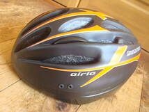 送料無料！　美品！　★　自転車 ヘルメット BRIDGESTONE airio ブリヂストン！エアリオ チャイルドヘルメット 54-56cm相当！ 黒色！　★_画像8