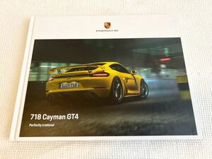  new goods Porsche 718 Cayman GT4 catalog 718Cayman GT4 hard cover not for sale 