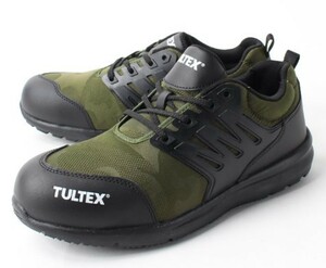 アイトス （男女兼用)TULTEX安全靴 AZ-51660【025カーキ・26.5ｃｍ】軽量・樹脂先芯・クッション性の品が超特価、即決2880円★