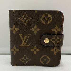 LOUIS VUITTON ルイ ヴィトン モノグラム CA2089 コンパクトジップ M61667 二つ折り財布