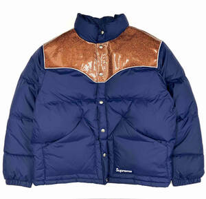 Supreme シュプリーム Glitter Yoke Down Puffer Jacket グリッター ヨーク ダウン ジャケット 2022FW 22FW サイズL