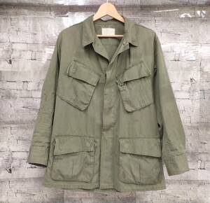 US ARMY JUNGLE FATIGUE JACKET S/SHORT アメリカ軍 ジャングルファティーグジャケット リップストップ ミリタリー カーキ 店舗受取可