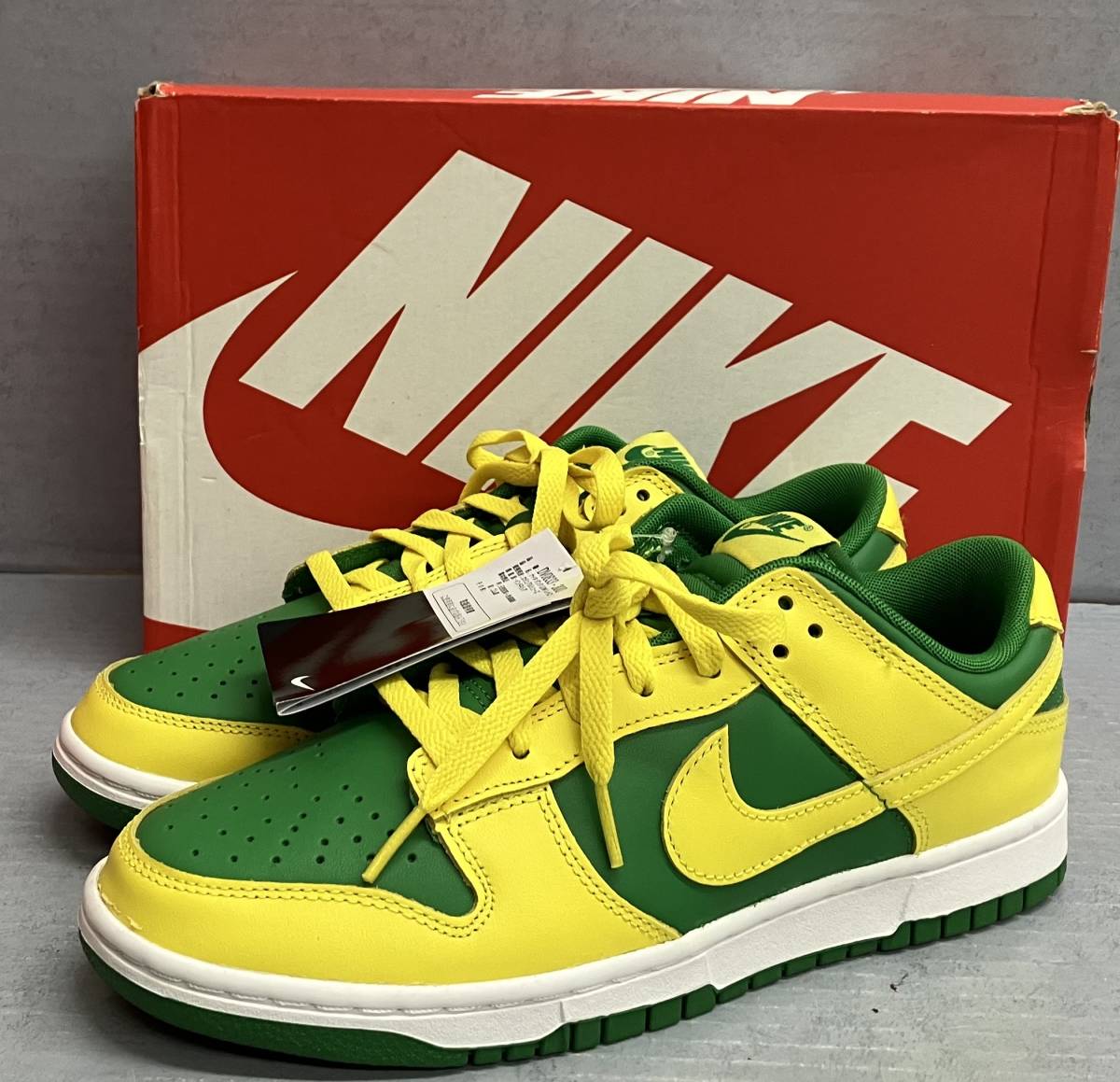 未使用】26.5cm US8.5 NIKE DUNK LOW RETRO BTTYS Reverse Brazil