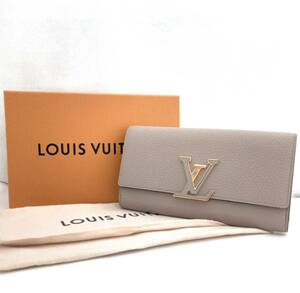 【箱付／美品】ルイヴィトン／LOUIS VUITTON／ ポルトフォイユ・カプシーヌ／長財布