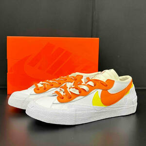 SACAI × NIKE BLAZER LOW MAGMA ORANGE サカイ × ナイキ ブレーザー ロー マグマオレンジ DD1877-100 28.5cm