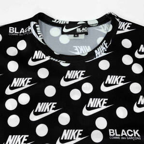 NIKE × BLACK COMME des GARCONS ナイキ コムデギャルソン 長袖 Tシャツ 1D-T103 メッシュ ブラック ドメスティック サイズXLの画像3