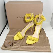 gianvito rossi ジャンヴィトロッシ イエロー サンダル 37_画像1