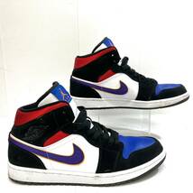 NIKE AIR JORDAN 1 MID LAKERS TOP 3 ナイキ エアジョーダン1 ミッド レイカーズ トップ3 852542-005 サイズ28.5cm_画像2