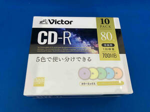 未開封品 ビクター　Victor 音楽用 CD-R AR80FPX10J1 カラーMIX 80分　10枚