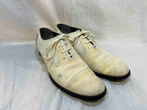 COMME des GARCONS PLAIN TOE IVORY made in JAPAN コムデギャルソン プレーントゥ アイボリー 日本製 サイズ26cm