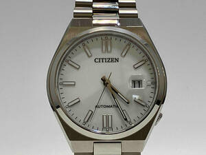 【即決】CITIZEN シチズン NJ0150-81A 自動巻き オートマチック ステンレス スチール 裏透 白文字盤 箱 ホワイトダイヤル 海外モデル