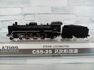 Ｎゲージ MICROACE A7102 C55形蒸気機関車 (C55-25号機 2次形改造) マイクロエース