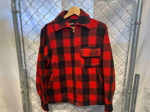 WOOLRICH 50s BUFFALO CHECK RED×BLACK ウールリッチ 50年代初期 バッファローチェック レッド×ブラック サイズ36