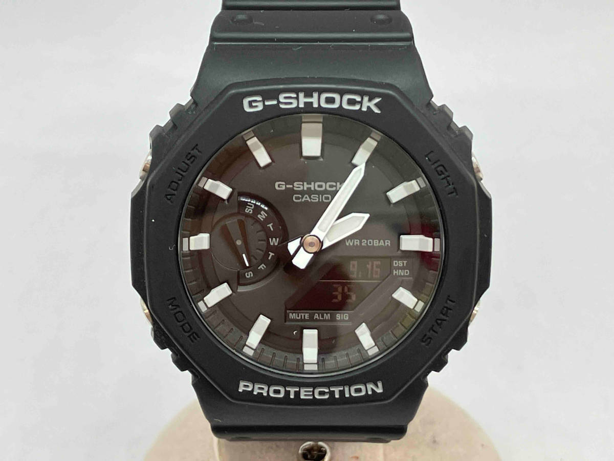 カシオ G-SHOCK デジタル・アナログコンビネーションモデル GA-2100