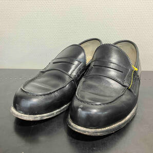 SANDERS サンダース イングランド製 コインローファー ドレスシューズ 革靴 6497B uk9の画像1