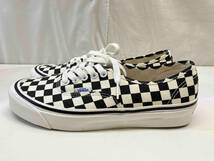 VANS バンズ オーセンティック44D VN0A38ENOAK 25.5cm ブラック チェック_画像2