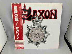 レコード　LP盤 SAXON サクソン　STRONG ARM OF THE LAM 鋼鉄の掟　p 10971g