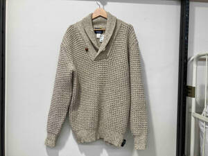 Woolrich ウールリッチ 80S ショールカラー セーター ニット L アイボリー ウール 毛 9562 80年代 ヴィンテージ VINTAGE