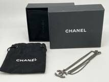 【CHANEL】シャネル ネックレス A13K 約42.5＋18cm ココマーク ブラック 店舗受取可_画像9