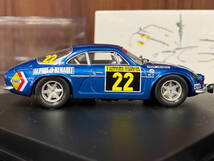 1/43 アルピーヌ ルノー A110 1600 #22 サンレモ ラリー 1970年 優勝車 トロフュー Trofeu Alpine Renualt winner San Remo rally_画像4