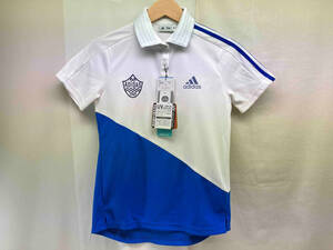 adidas アディダス ゴルフウェア 半袖ポロシャツ CCP18 Mサイズ ホワイト ブルー