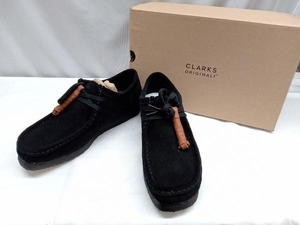 Clarks ワラビーブーツ ブラック スウェード 26.5cm / クラークス メンズ シューズ 箱付き