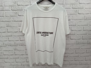 【美品】 COOTIE PRODUCTIONS クーティープロダクションズ / 半袖 Tシャツ ロゴT Lサイズ ホワイト 店舗受取可