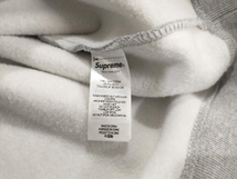 冬 Supreme シュプリーム Satin Applipue Hooded Sweatshirt バックサテンロゴパーカー 22AW XL グレー_画像10
