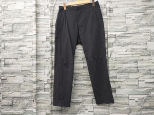 DESCENTE ALLTERRAIN/DAMPGD90/RELAXED TAPERED HI ST PANTS/S/ブラック/デサントオルテライン/ナイロンテーパードパンツ