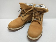 Timberland ティンバーランド ROLL TOP BOOT 26626 ショートブーツ レースアップブーツ レザー レディース 約25.0cm Size8W キャメル系_画像1