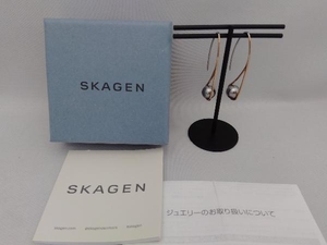 SKAGEN スカーゲン ピアス 箱付 スイング パール風