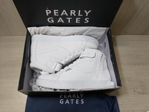 PEARLY GATES パーリーゲイツ ゴルフシューズ 23.5cm ホワイト