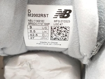 new balance M2002RST GRAY ニューバランス ローカットスニーカー 27cm グレー 店舗受取可_画像7