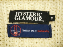 HYSTERIC GLAMOUR ヒステリックグラマー セーター Mサイズ オフホワイト_画像3