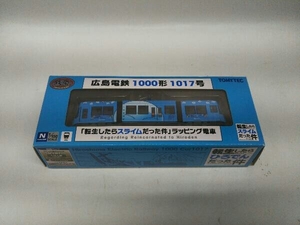  box . scratch equipped. N gauge railroad collection Hiroshima electro- iron 1000 shape 1017 number [ rotation raw once done Sly m was case ] wrapping train Tommy Tec 