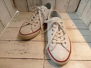 スニーカー CONVERSE ALL STAR コンバース オールスター33500040 レザー ホワイト ローカットスニーカー 26cm