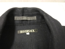 HAVERSACK × BEAMSBOY ハバーサック×ビームスボーイ 別注 P-COAT ブラック Sサイズ_画像6